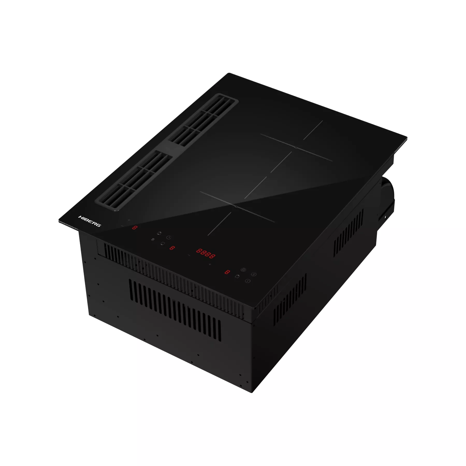 Индукционная варочная поверхность HIBERG с вытяжкой i5-VM7 B (45см) RU