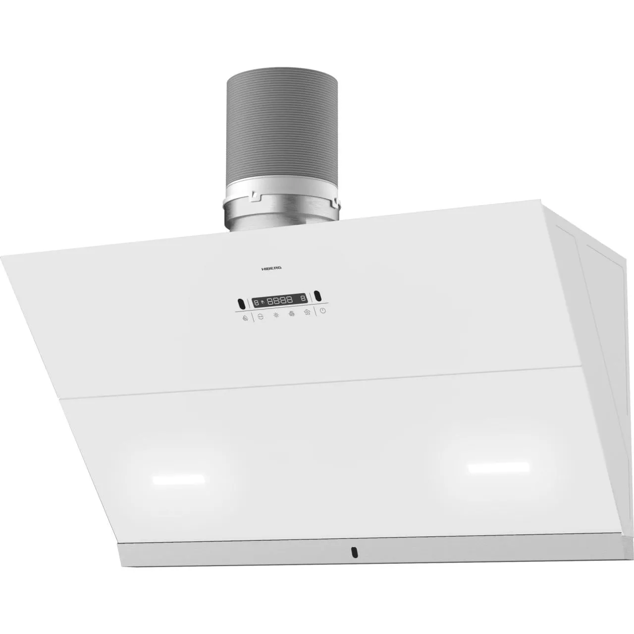 Наклонная вытяжка HIBERG VM 90131 W RU, белая