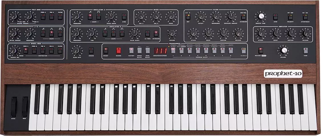 Синтезатор аналоговый Sequential Prophet 10 Desktop Module