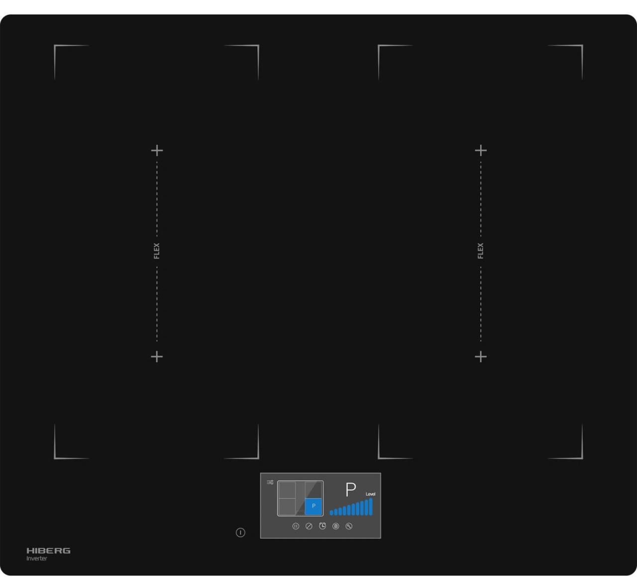 Индукционная варочная поверхность HIBERG i-MSD 6249 B RU (инверторная)