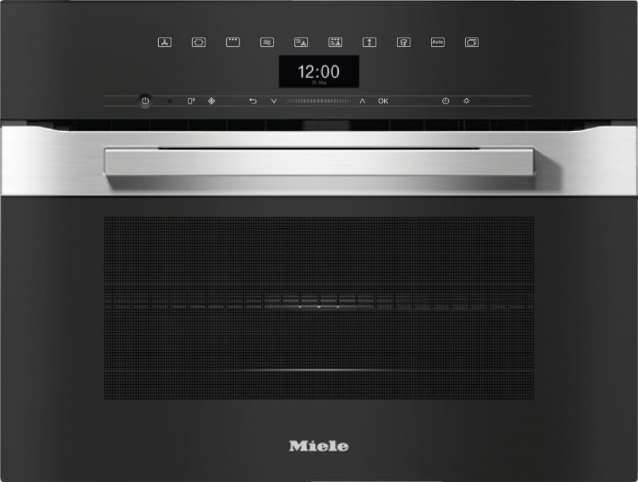 Духовой шкаф с СВЧ Miele H7440BM Stal